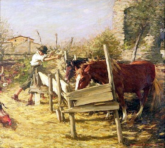 Henry Herbert La Thangue The Appian Way China oil painting art